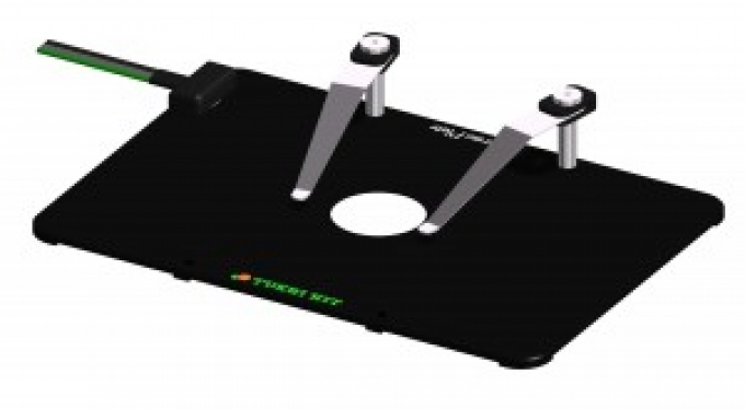 Platine chauffanteTOKAI en métal pour microscope inversé LEICA manuel/motorisé